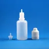 30 ml dubbel bewijs plastic druppelflessen 100 stuks met verzegelde kindveilige veilige doppen damp samendrukbare fles