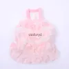 Vêtements pour chiens Princesse Chiens Chats Robe Tutu Cupcake Jupe Design Pet Chiot Printemps / Été Vêtementsvaiduryd