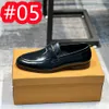 21 Model Designer Men Dress Shoes Pointed Toe Formal Shoes Luxury Brand Wedding Shoes Big Size 45 Man Loafers Slip On Flats Big Size 45