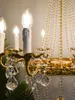 ペンダントランプパーソナリティレトロゴールデンクリスタルシャンデリアロマンチックな豪華なキャンドルランプエキスチャイトヴィラリビングルームベッドルームタッセル照明