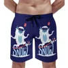 Mens Shorts Snowboard Board Sport Mönster Beach Swimming Trunks Polyester Men Swim Trunksmens