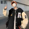 Kurtki męskie Koreańska moda Hip-Hop Baseball Jacket Men Y2K Spring Autumn Streetwear Brand Ognitarsowe płaszcze Relaksed Casual Pa Kurtki 231128