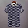 Summer Men Polo Shirt bawełna moda polo zwykłe sportowe golf w stylu golfowym męskie polo Polos Włochy Designer List Painted Malowane nadruk T koszule