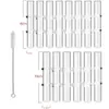 Vaser 6 8st gångjärnsblomma Vase Clear Glass Test Tube Hanging Holder For Home Decor 231128