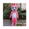 Costumes de mascotte 2024 Costume de dragon de dessin animé d'Halloween Mignon bébé Adt Walking Party Performance Accessoires de Noël Dressing Drop Livraison A DHMD8