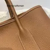 Genuine Leather Garden Bag Fully handmade hand sewn high-end genuine leather women's classic and versatile party L with logo