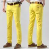 Jeans da uomo Moda classica Uomo Trend Jeans di marca Business Vita alta Stretch Dritto Lago Blu Pantaloni in denim Rosso w Pantaloni casual L231129