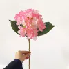 Fausses hortensias artificielles en soie, 5 pièces, fausses fleurs pour Arrangement de mariage, décoration de fête, de salle de maison, de bureau