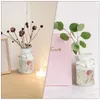 Vase Vase Flower Jug Bucket Container Milk Home Metal Retro Pot素朴な結婚式の装飾鉄の装飾ホルダードライフラワー