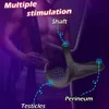 Sex Toy masseur vibrant coq anneau de pénis masseur de testicules périnée stimulateur de Scrotum vibrateur de prostate retarder l'éjaculation jouets sexuels pour hommes
