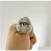 خواتم العنقودية حقيبة جلدية الموضة Tcu Championship Ring Bags Accessories Wholesale Drop Delivery 202 Dhkfz