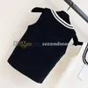 Strick-T-Shirt für Damen, U-Ausschnitt, Tank-Top, schnell trocknende Strickweste, Fitnessstudio, Fitnessbekleidung für Damen