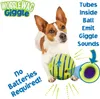 Jouets pour chiens à mâcher Wobble Wag Giggle Glow Ball interactif jouet pour animaux de compagnie chien balles grinçantes auto-guérison chiot jouet rire balle sonore mâcher balle pour animaux de compagnie 231129