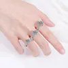 Wedding Rings SEMNI 10ct30ct For Women Grils Sparkling Lab Diamond 925 Sterling Silver Fine Jewelry Beauty Love Anillos 231128