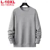 Heren Hoodies Big Size 10xl 9xl 8xl 7xl 6xl 5xl voor 180 kg mannen Streetwear Sweatshirts mannelijke Man Man Solid Color Oversized Men#39; S Casual