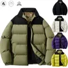 メンズジャケット高品質の厚い温かいコート冬の男性女性特大のパーカーコットンストリートウェアスタンディングカラールーズジャケット231128
