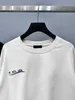 Designer-Damenbekleidung 20 % Rabatt Shirt High Edition Coke Wave Embroidery Fake Two Piece Panel Long Sleeve OS Unisex Top