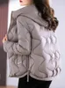 Damen Jacken Winterjacke Frauen Oberbekleidung Koreanische Kleidung Mantel Mit Kapuze Baumwolle Parkas Harajuku Damen Stepp Streetwear 231129