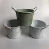 10pcs / lot D12XH6 Vintage Nostalgie Tin Planter Seaux Galvanisés Mariage Succulents Pot Romancique de Paris Depuis 1898 T200529167h