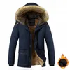 MENS Down Parkas Men Zime Outdoor Casual WindProof Keep Waterproof Growived Botton Kurtka Odłączona z kapturem 231129