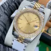 Orologi orologio da donna di moda di alta qualità Meccanico automatico 36MM Lunetta con diamanti Zaffiro rosa Orologi da donna designer cinturino in acciaio SS Orologi da polso montre 4648