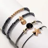 Strand NIUYITID 4 pz/set Sea Beach Shell Starfish Bracciale Femme Charm Braclet per amiche in rilievo Coquillage