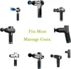 Masseur complet du corps Têtes de pistolet de massage Attachement de masseur remplaçable 15 têtes musculaires différentes pour accessoires de pistolet de massage musculaire des tissus profonds 231128