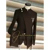 Herenkostuums Blazers Herenkostuums Formele zakelijke bruiloftspakken voor mannen Blazer Bruidegom Smoking Slim Fit Kostuum Homme Mariage Bruiloftskostuums voor mannen 231129