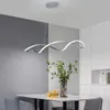 2023 New Simple Dining Room Lamp Chandelier Light Luxury Lamps Modern Dining Room Dining Table Bar Nordic Minimalist Long