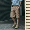 Mäns shorts non stock brittisk armé gurkha 70 -talet herr khaki byxor chino borr militär kort