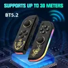 Игровые контроллеры Джойстики JOY 2 RGB Wireless для Nintendo Switch Поддержка джойстика 6-осевой гироскоп Функция пробуждения Многоцветный джойстик L R Геймпад 231128