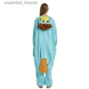 Dames Slaaplounge Herenpyjama XXL Vogelbekdier Kigurumi Vrouwen Onesie voor volwassenen Monster Cosplay Kom Anime Losse pyjama Halloween Hele kleding L231129