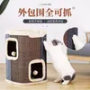 Cat Beds Claw Board Nest Sisal Resistente all'usura Chip Post Forniture per giocattoli resistenti ai graffi