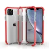 Étuis de téléphone en acrylique transparent transparent de qualité supérieure pour iPhone 15 14 Plus 13 12 11 Pro MAX XS Max X XR 6 7 8 Plus Samsung S24 S23 A71 Couverture de téléphone militaire anti-chute