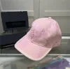 Sombrero de diseñador Elegante Rosa Jumbo Letras Sombreros Gorras deportivas de lujo para hombres Gorras de bola Para hombre Casquette informal Gorro para mujer Al aire libre 9 colores Top00