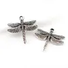 22848 45st -legering Antik Silver Vintage Insects Dragonfly Pendant Charm Fashion Jewelry Accessory DIY PART234Z