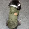 Vêtements de chien vêtements de chien hiver chiot manteau de chien de compagnie veste pour petits chiens moyens épaissir chaud chihuahua yorkies sweat à capuche animaux vêtements 231129