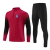 Grèce vêtements de sport de loisirs pour hommes vêtements de sport de plein air adulte semi-fermeture éclair sweat-shirt respirant jogging décontracté costume à manches longues