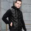 メンズベストワニのベスト秋の冬の新男性コットンベストジャケットの袖の袖の袖の袖をまくジャケット男性カジュアルベストコートプラスサイズ8xl Q231129