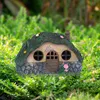 Garden Decorations Solar Garden Statue Lights Fairy Garden Shed Resin Decorative Lights for Yards Lawns Yard Art Decorations Housewarming Gifts 231129