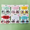 Kinder Sonnenbrille Haarband Baby Mädchen Niedlichen Panda Augenschutz Mode Chiffon Blume Säuglingsstirnband Haarschmuck