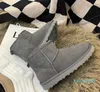 Winter Australia Snow Bot Classic Ultra Mini zamszowy platforma buty dla kobiet buty owczesko -skóra kasztanowe czarne kapcie designerskie botki kostki