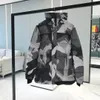 Designer para baixo canadense puffer parkas inverno calor feminino ganso jaqueta casaco à prova de vento rua wear comprimento médio grosso casaco jaqueta