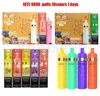 E Cigarettes Original IQTE FILEX shine 6000 puffs 850mah 15ml Prefilled device disposable vape Authorized 10 colors cigarrillos randm tornado