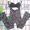 Punktdruck Einteilige Badebekleidung Sexy Schlinge Overalls Sexy rückenfreier schlanker Badeanzug Sommer Outdoor gepolsterter Badeanzug Hot Spring Wear