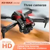 K9 Max ESC 3 Cámara RC Drone gran angular localización de flujo óptico cuatro maneras de evitar obstáculos Quadcopter Aerocraft juguete regalos