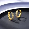 2024 Europe Vintage Micro Set Zircon S925 Silver Stud Earrings Jewelry Fashion Women Plated 18k Gold Ear Buckle Earrings Women Wedding Party Valentine's Day Gift SPC