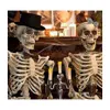 Party Decoration Poseable FL Life Size Halloween Prop Skeleton Holiday DIY DECORATIONS SEP9 Y201006 Drop Delivery Home Garden Festiv DHGM9