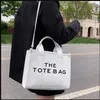 Designer novo The Tote Bag Bolsas de ombro em couro com cinta sacolas compostas de alta capacidade