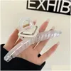 Other Fashion Accessories Hair Circle Designer Simple Hairpin Inverted Triangle Brand P Back Of Head Finishing Clip Chinese Style Is Dhrqe